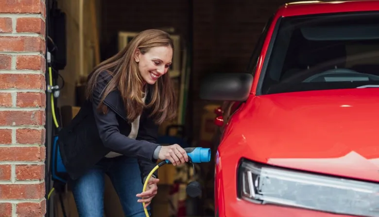 Charging an electric car