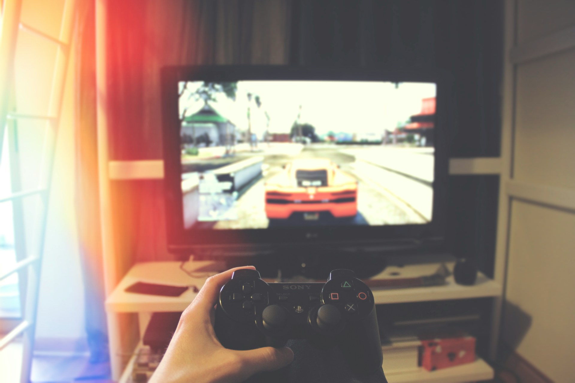 Playstation car racing game