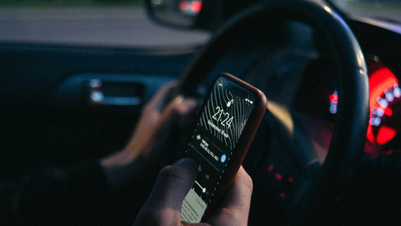 Using phone while driving