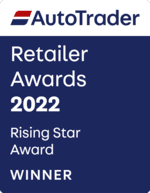 Retailer award logo for Rising Star