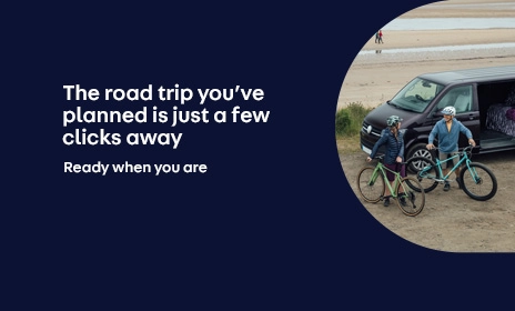 The road trip you've planned is just a few clicks away. Ready when you are